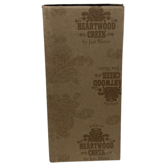 2004 Jim Shore Heartwood Creek Santa Toile Red Bell Figurine 5" Wreath Ornament - Picture 11 of 12